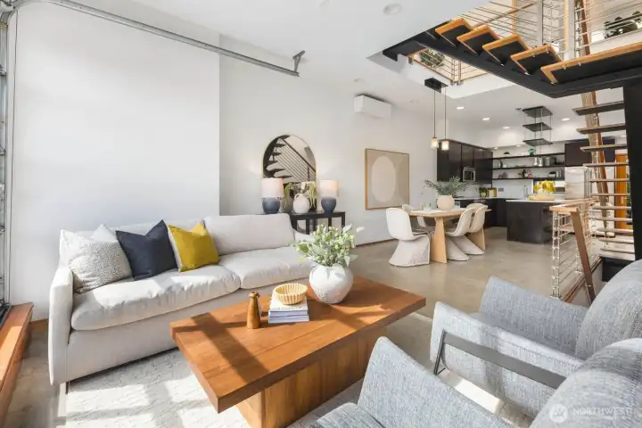 Light filled open layout