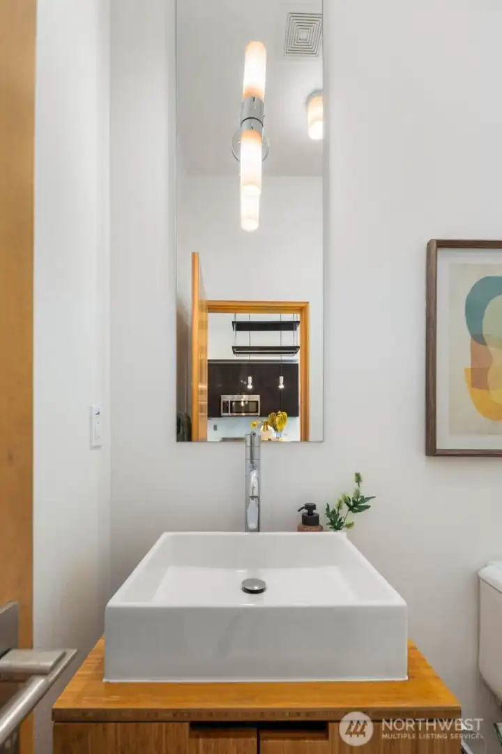 Main floor powder room