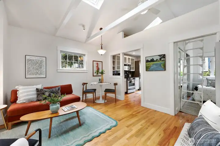 The efficient floor plan makes the most of every square foot in this adorable home.