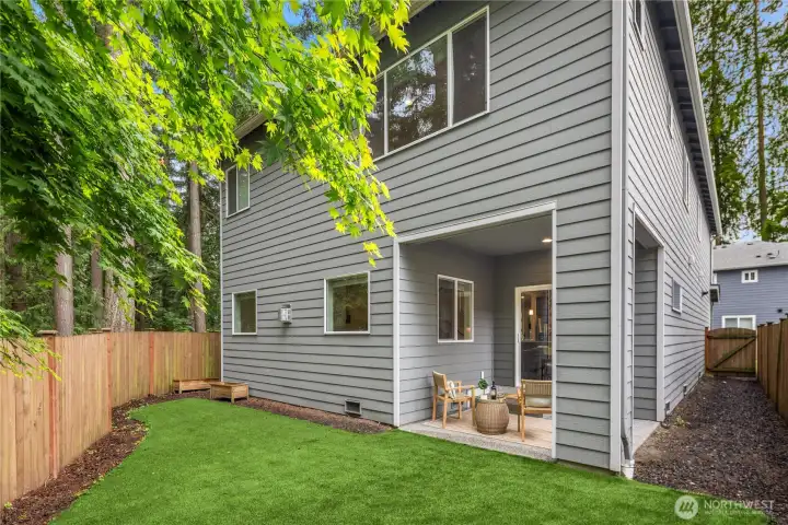 Easy to Maintain Turf in Front and Back Yard