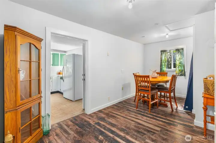 Dining room in the main house