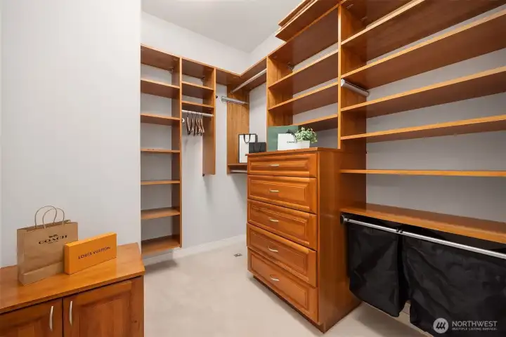 Custom California Closet System in Custom California Closet System in