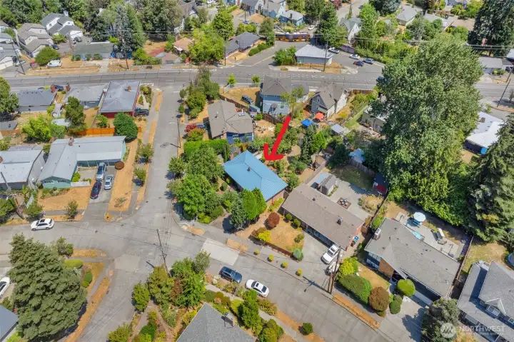 This home resides on a beautiful corner lot - zoned NR3