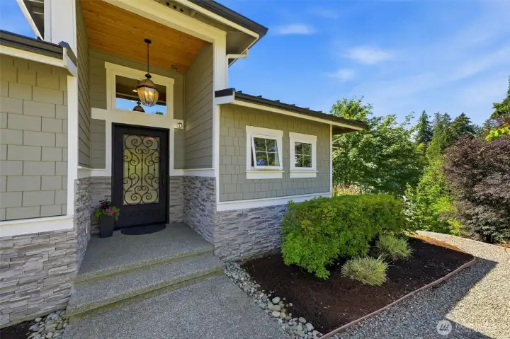 A custom 800 pound steel entry door that opens and closes with one finger is perfectly balanced. A custom 800 pound steel entry door that opens and closes with one finger is perfectly balanced.