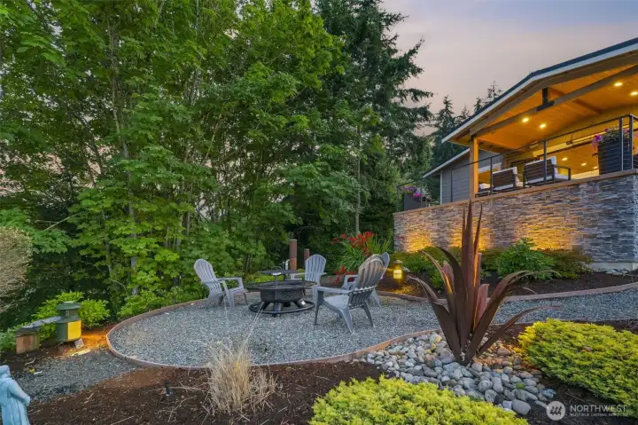 landscape lighting thru out the property creates a beautiful display after dark. landscape lighting thru out the property creates a beautiful display after dark.