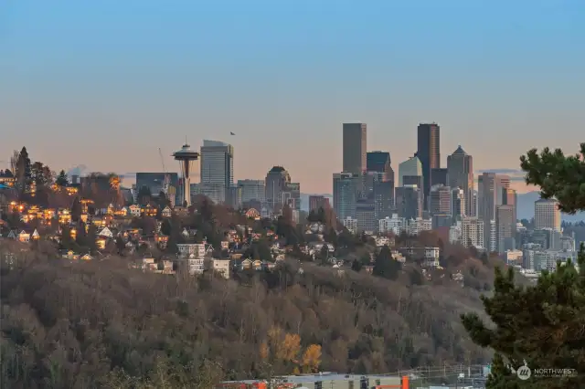 Example of the fantastic Seattle skyline views.