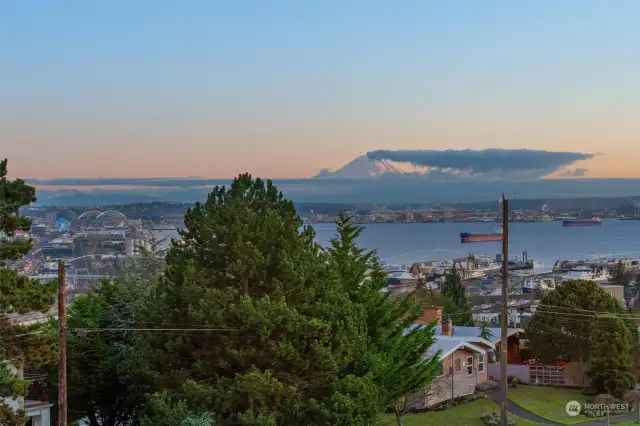 Example of views of Mt Rainier.