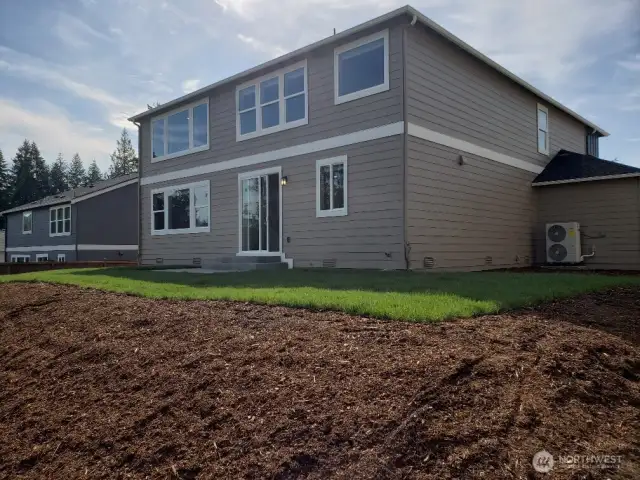 Photo is of actual backyard and home under construction. See site agent for more details.