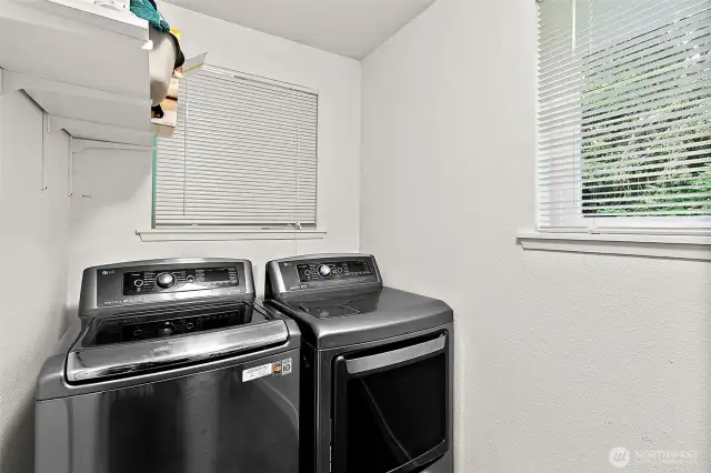 Washer and Dryer are included!