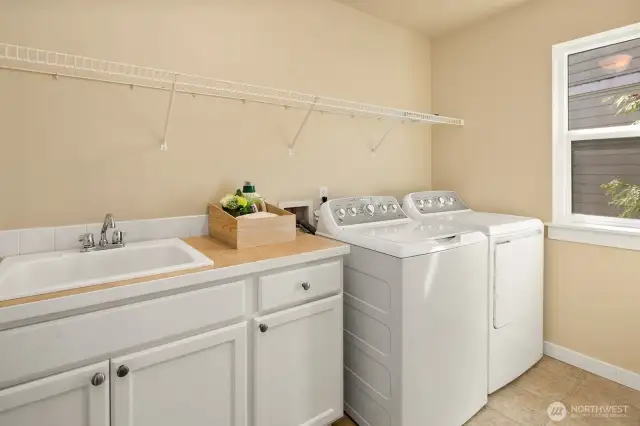 Laundry/Utility room on second level!