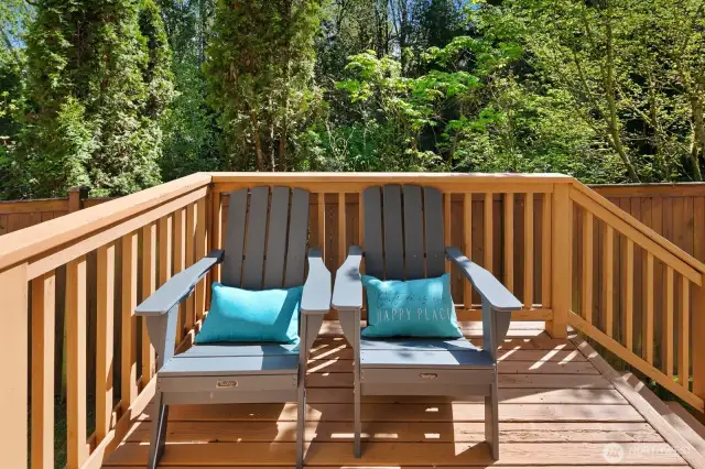 Private Deck perfect for Summer enjoyment!