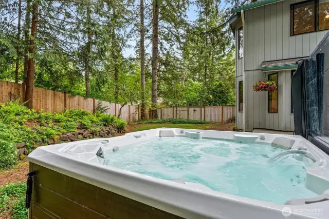 Saltwater hot tub