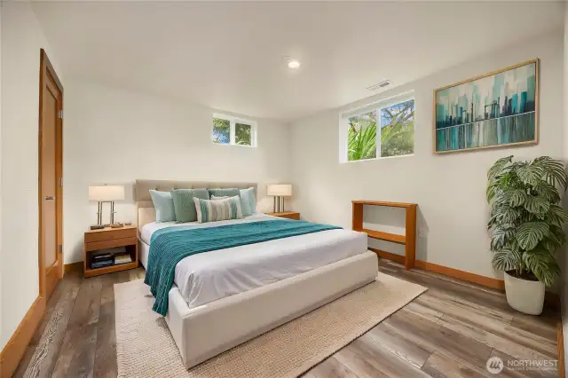 basement bedroom