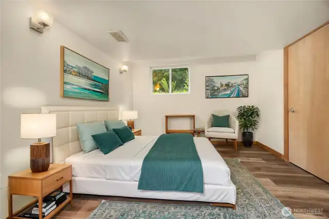 basement bedroom