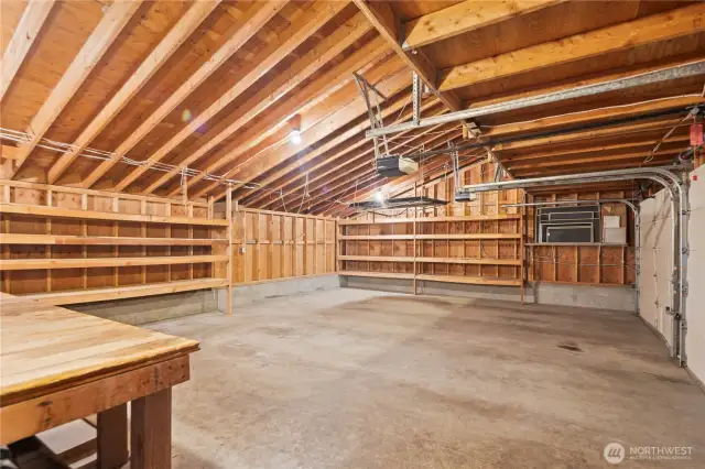 Open w/ Workbench and Storage Loft~