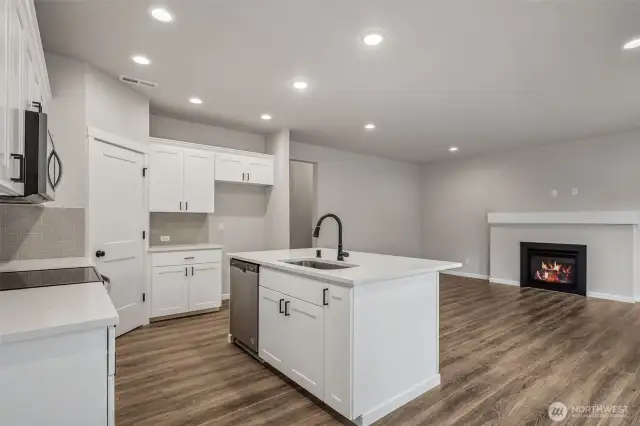 Kitchen to Great room example only