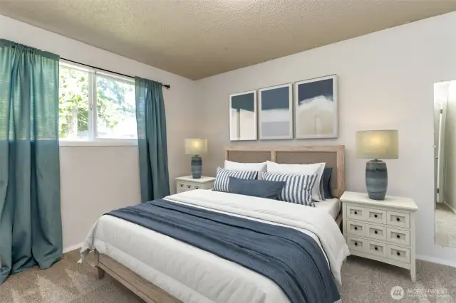 Primary Bedroom Virtually Staged
