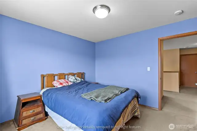 Second bedroom alternate view showing spacious room dimensions