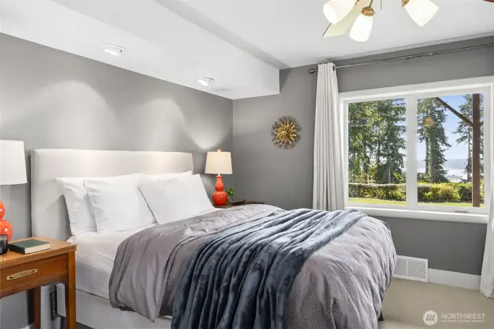 Bedroom 3 has walk-in closet that is also plumbed to install its own bath!