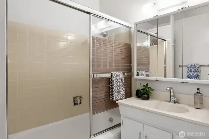 Full Bath, calming and pleasant