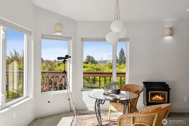 Primary suite where you sit and have that morning cuppa!