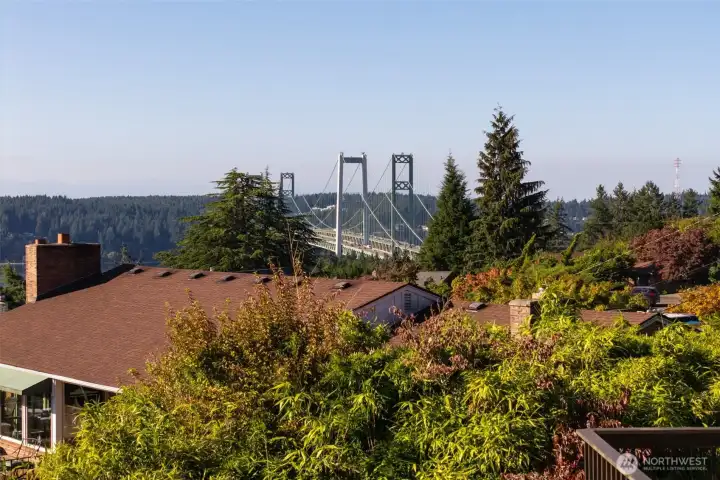 Yes, you can see the Narrows Bridge, as well!