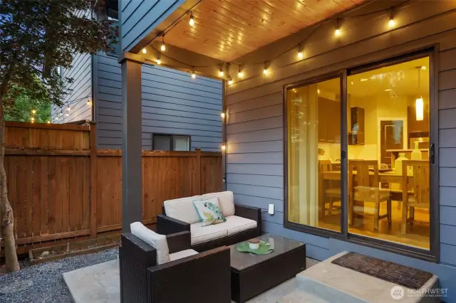 Back patio