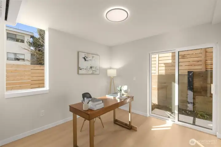 Model home- similar downstairs bedroom or office space