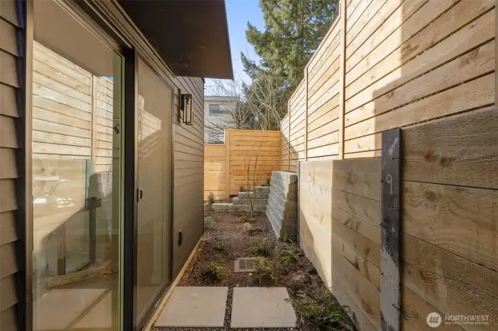 Perfect space for a dog run or small garden