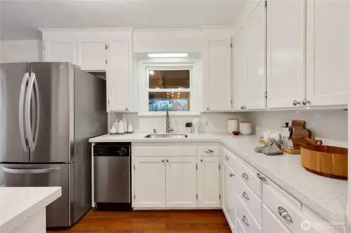 New quartz countertops