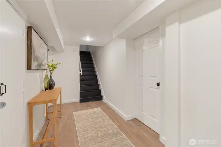 Ample storage throughout including the oversized utility room located off of the basement hallway