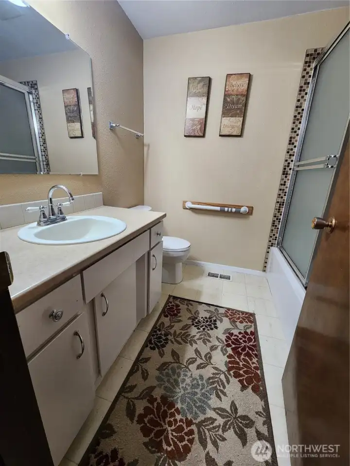 that's conveniently placed near the full bathroom