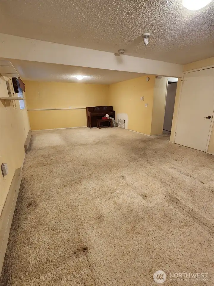 there is another LARGE room downstairs