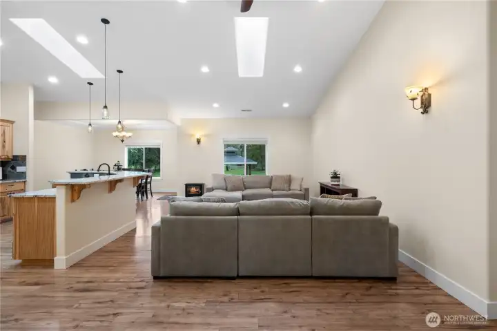 Main home entry/living space