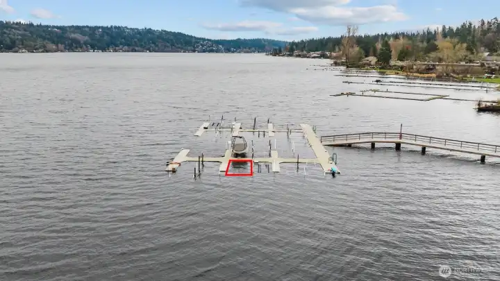 A highly desirable, deep and wide boat slip makes launching your boat effortless and lets you fully embrace the Lake Sammamish lifestyle.