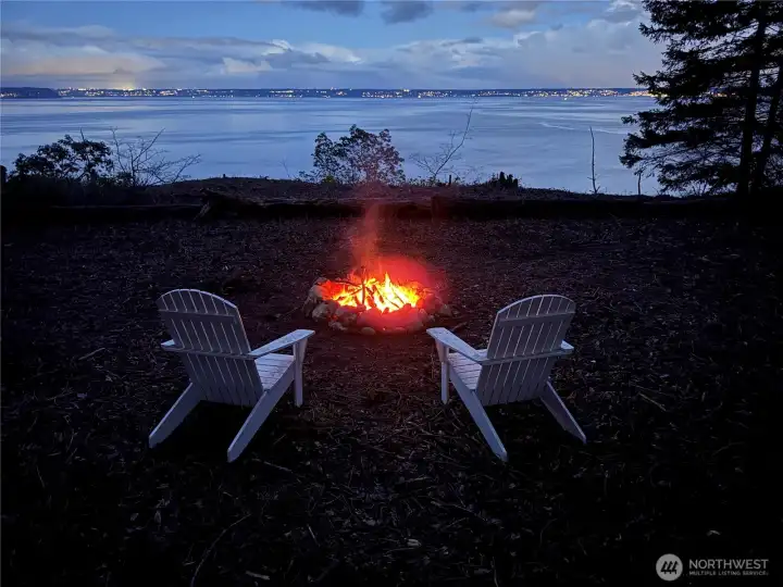Imagine fires with this view