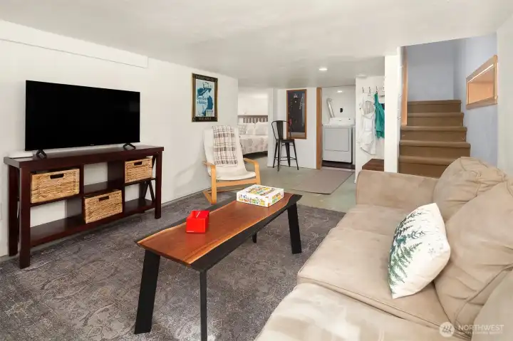 Basement open floor plan