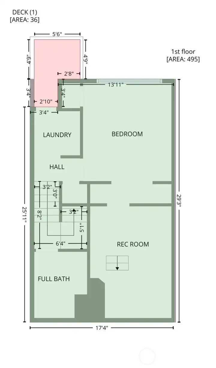 Lower Level Floor Plan