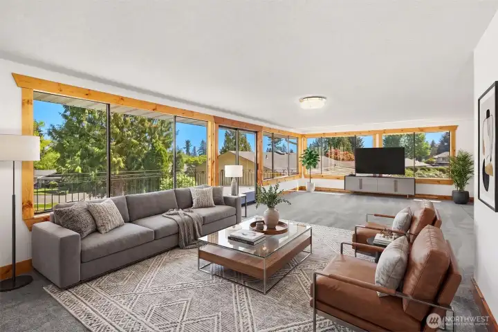 Spacious Living Room