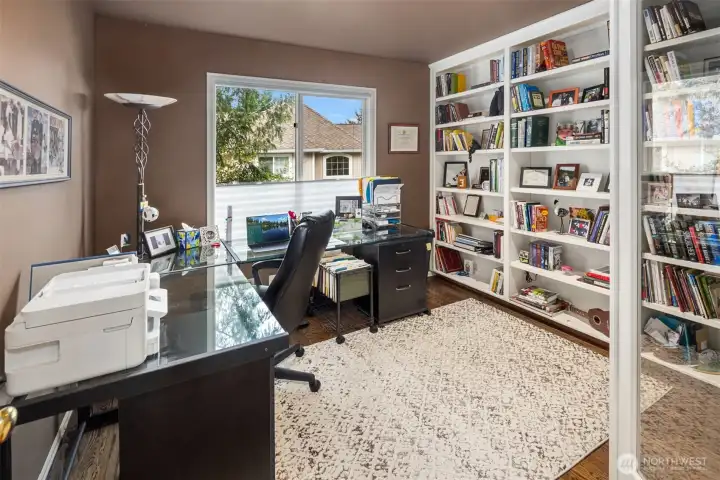 Bright, efficient home office that balances productivity with comfort and personality.