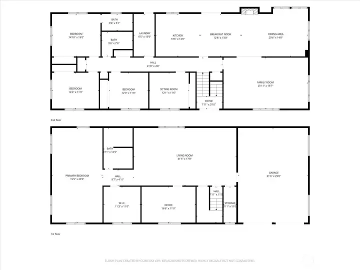Main House Floor Plan