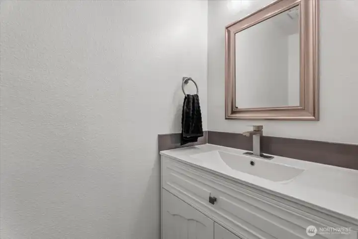 Half bathroom on Upper Level