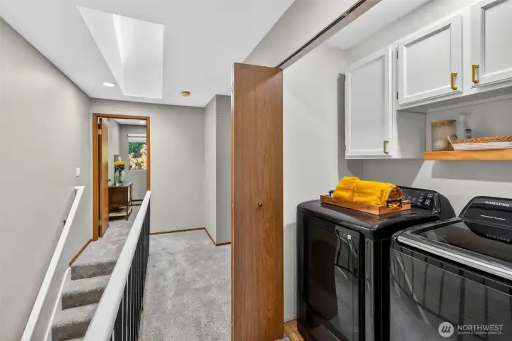 Laundry room and hallway
