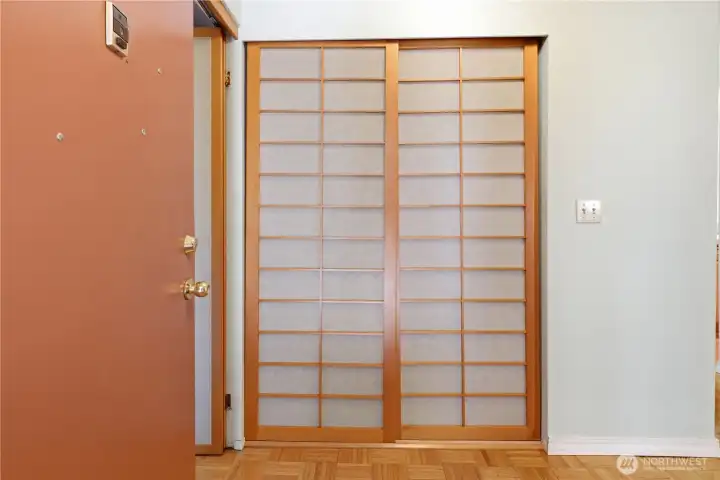 As you enter As you enter
