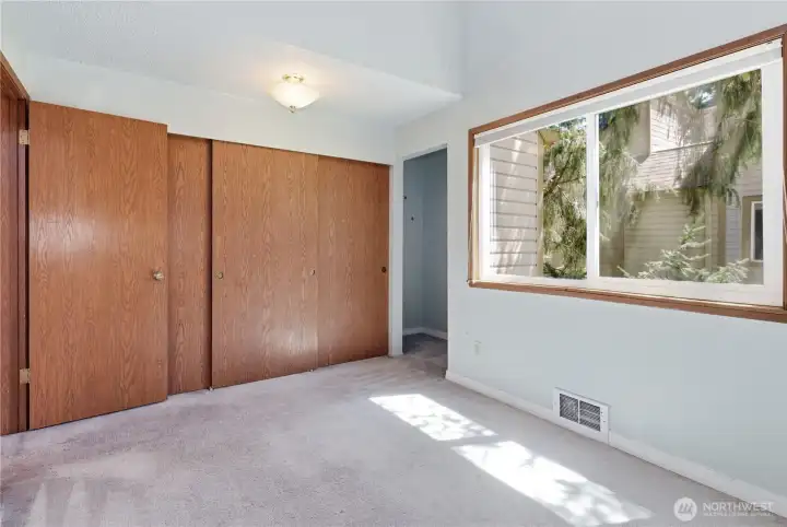 Large closet space in second upstairs bedroom Large closet space in second upstairs bedroom