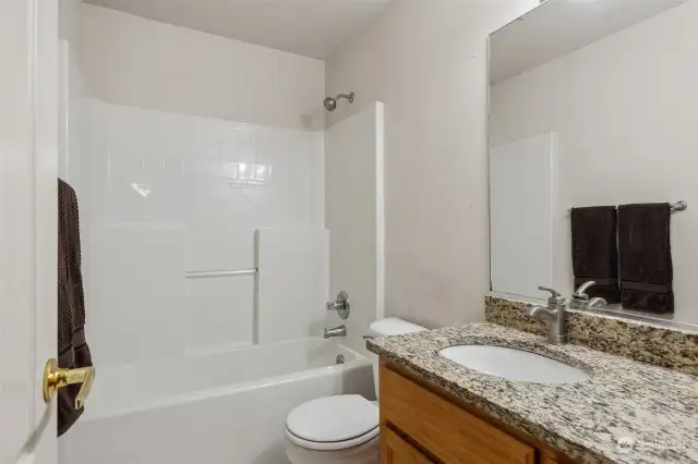 Hallway bathroom