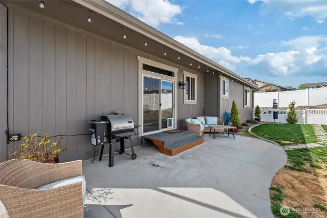 rear patio
