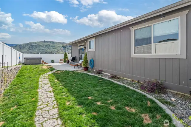 rear yard