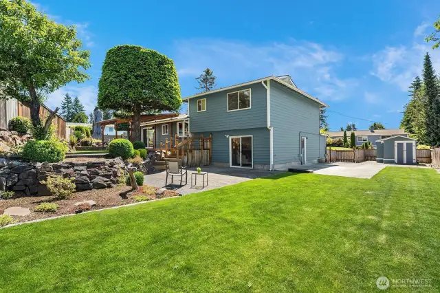 Fully Fenced Back Yard