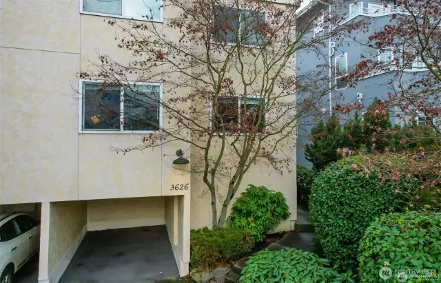 Path to building entrance
